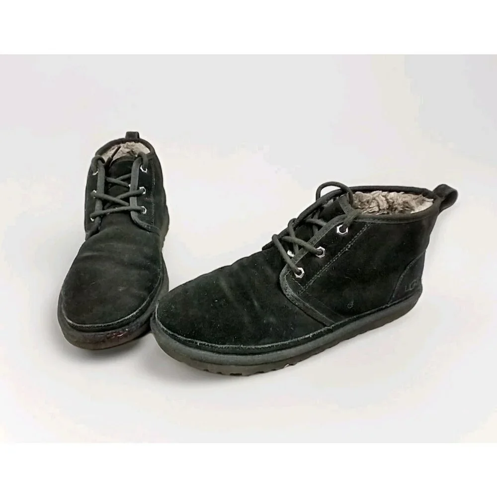 UGG Neumel Casual Classic Suede‎ Ankle Chukka Boots Men’s Size 11 Black